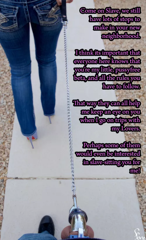 You don't know why Mistress insisted on informing everyone in a 4 block radius 😖😖😖