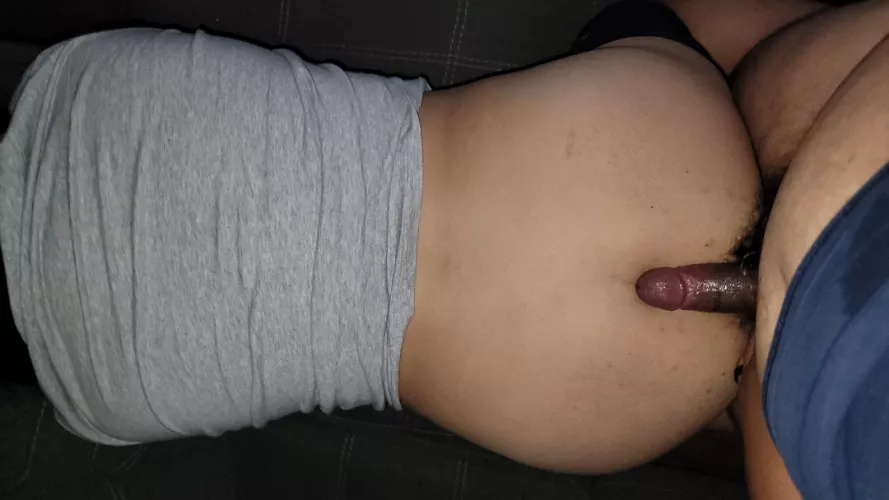 Bbw wife loves it from behind. 