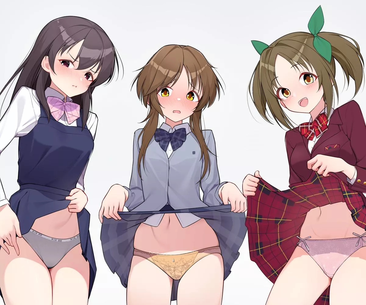Flashing Their Panties [Idolmaster]