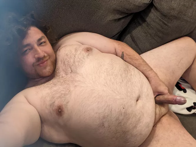 I smile when my cock is out