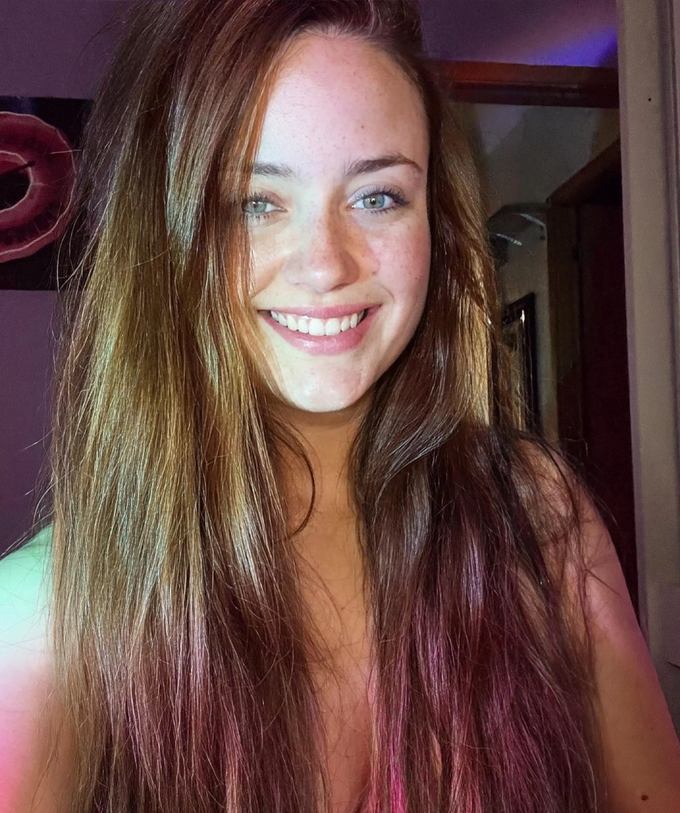 Just freckles and smile 