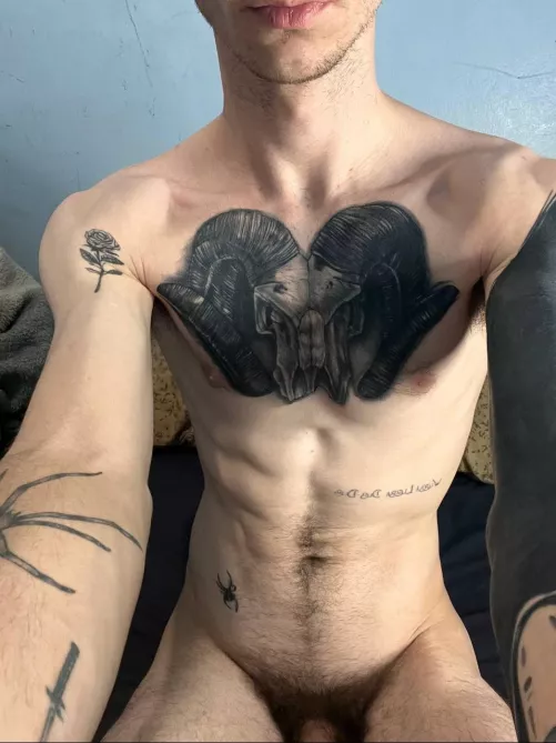 Loving my new chest tattoo 😍 