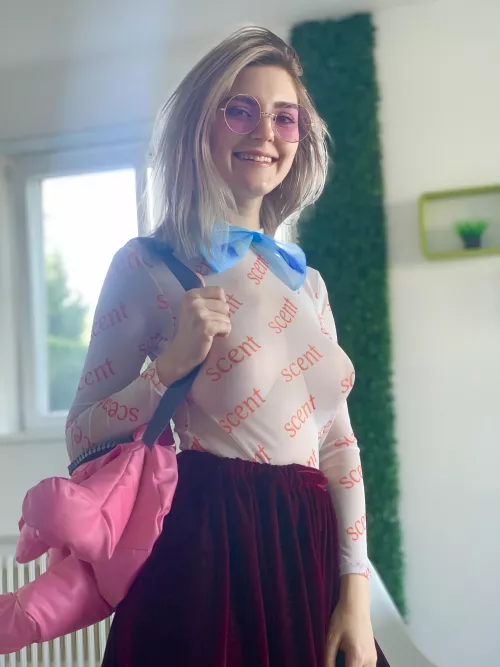 My motto in life is to wear pink glasses