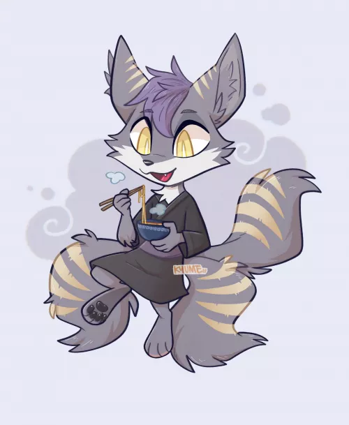 Ramen time!! 🦊🍜