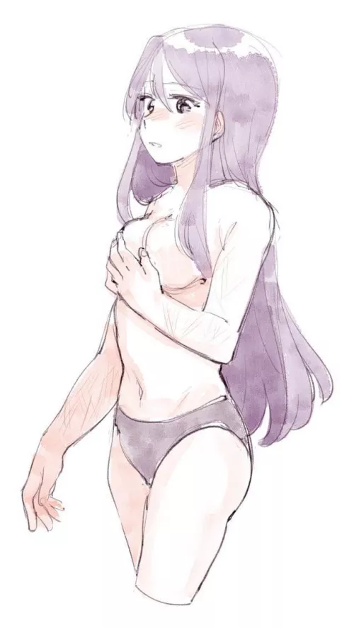 Self-conscious Yuri finally coming to terms with her body 💜 (breakfastb)