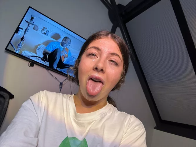 Smother my face with your baby batter