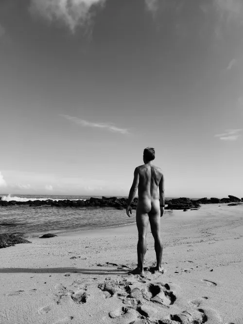 After the run and the swim 