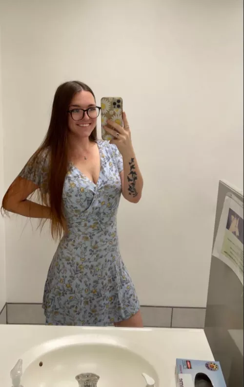 Another day in the office without panties on