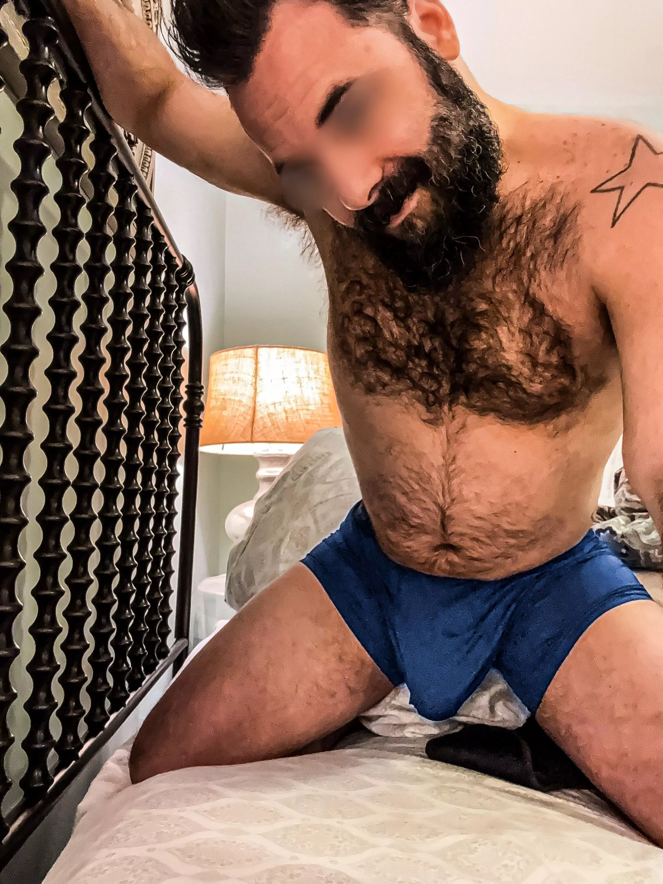 Attempting to be sexy in my underwear 