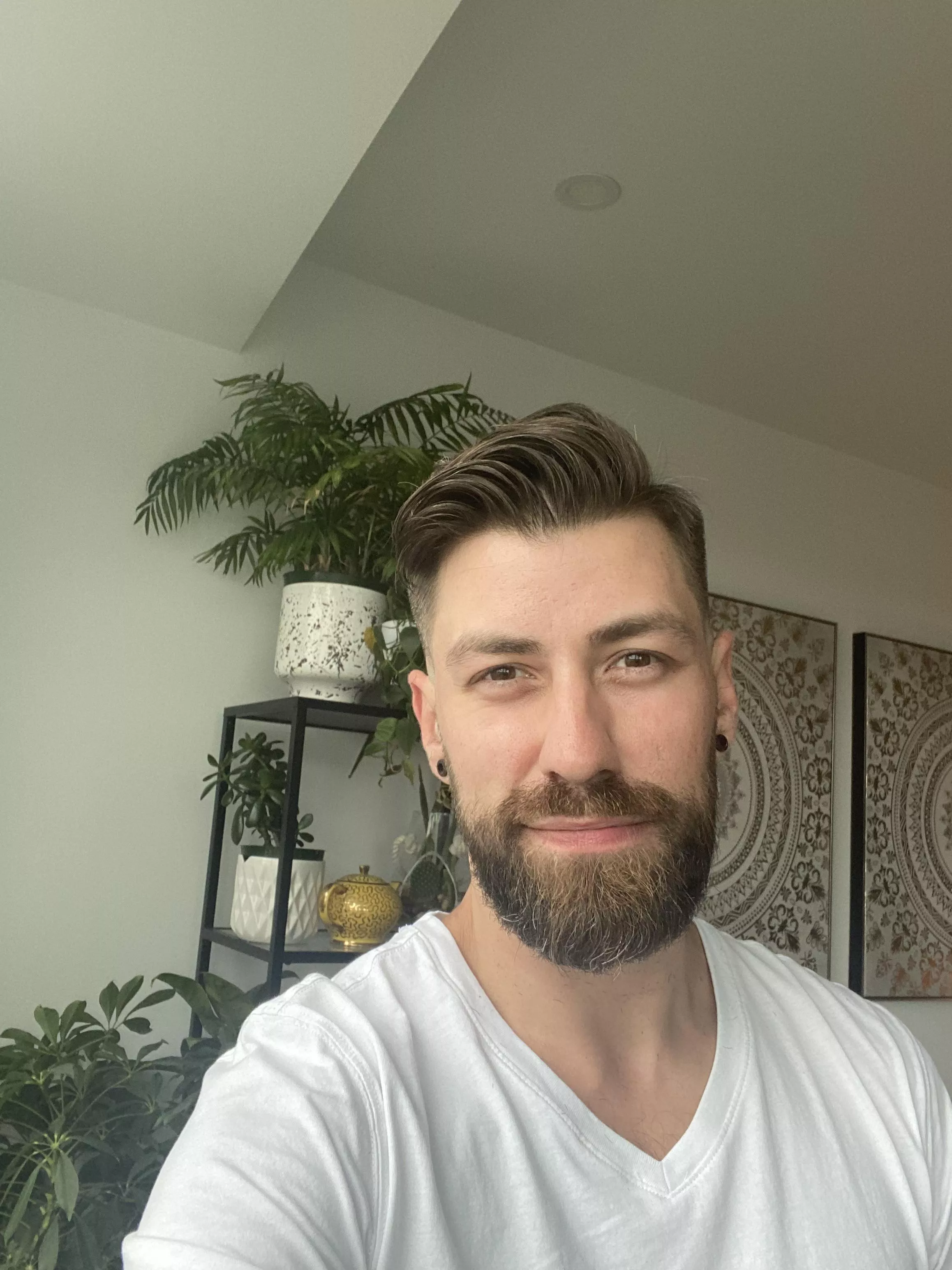 Had my shirt off and the post was removed…so here’s something much more mild ;)