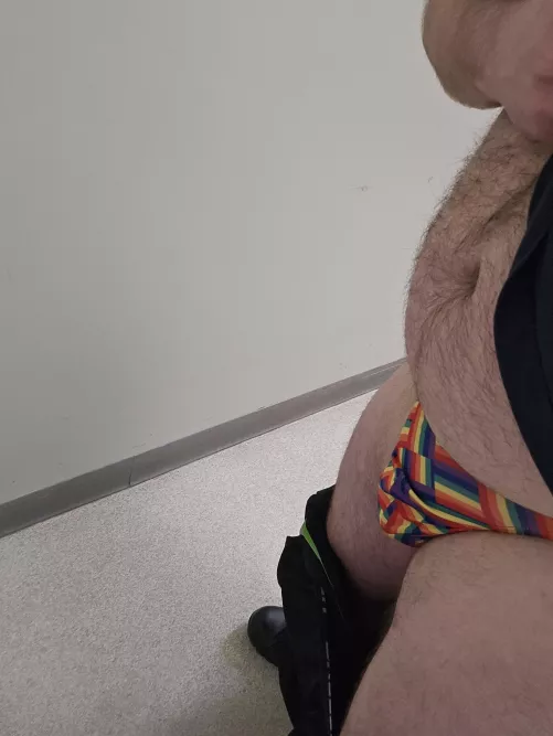 No one would ever suspect this is what I wear under my work uniform!