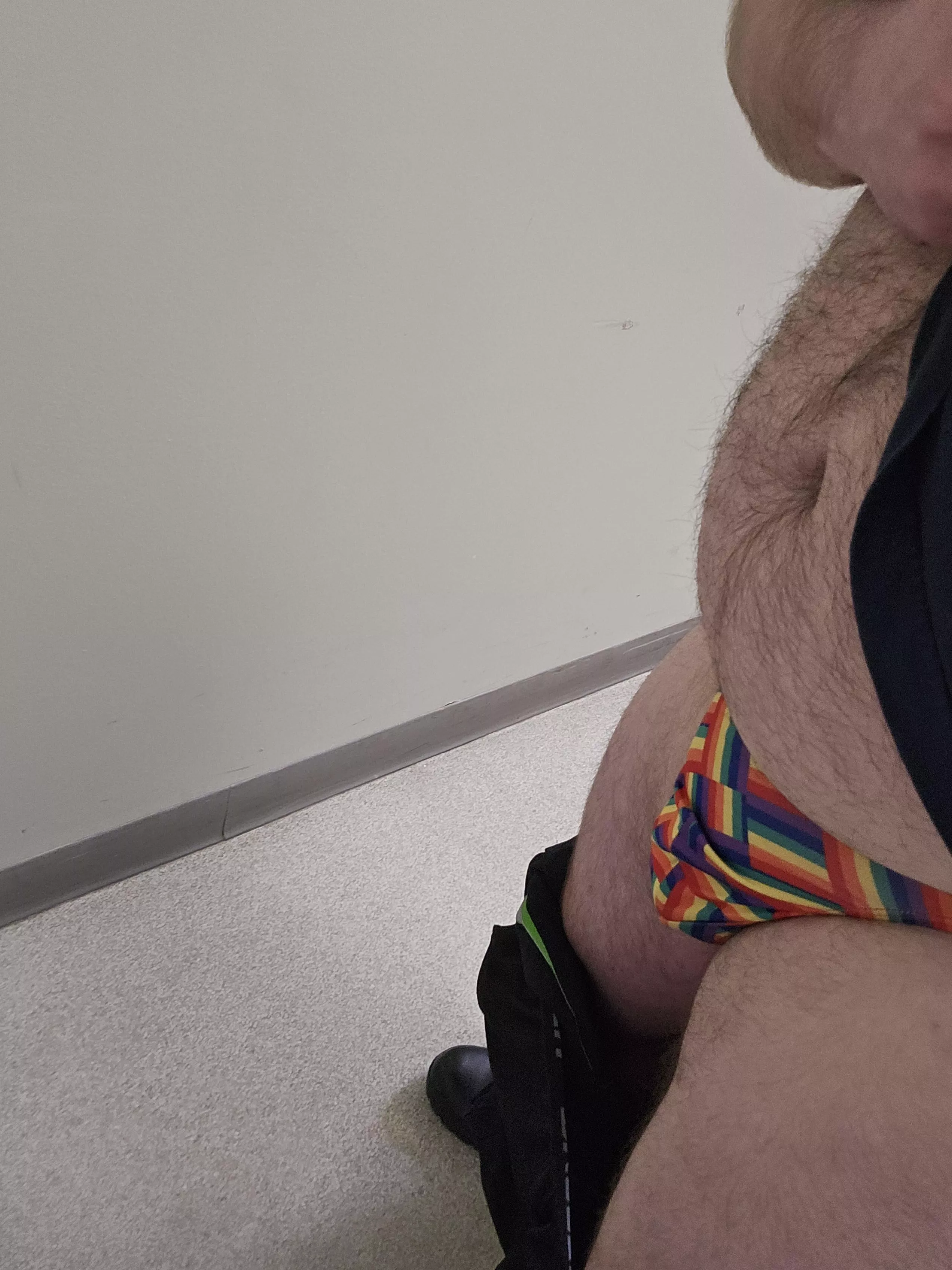 No one would ever suspect this is what I wear under my work uniform!