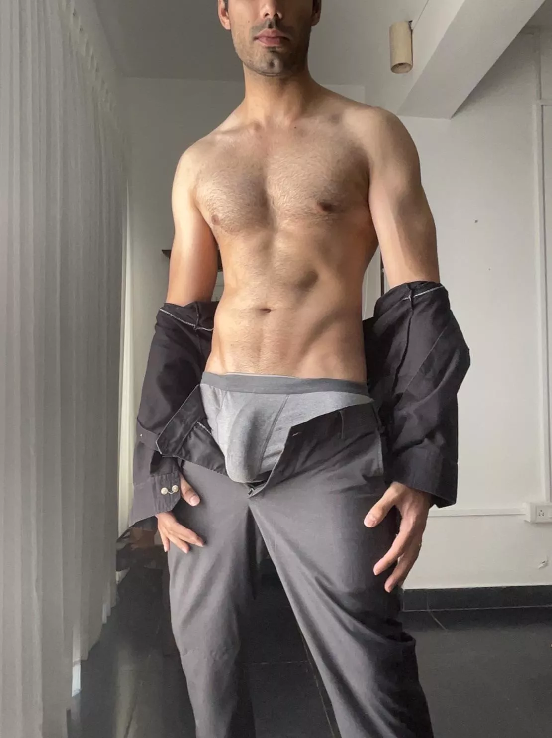 nothing like getting out of work clothes