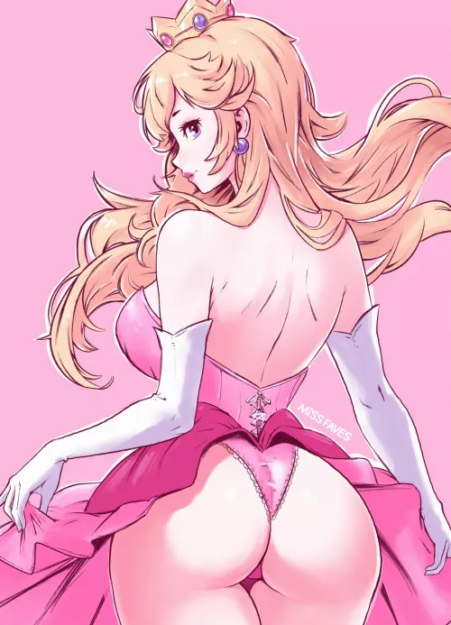 Peach booty