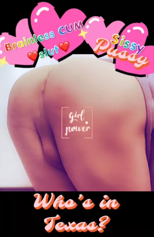 [USA] #TEXAS //25 Sissy// Brainless cum slut