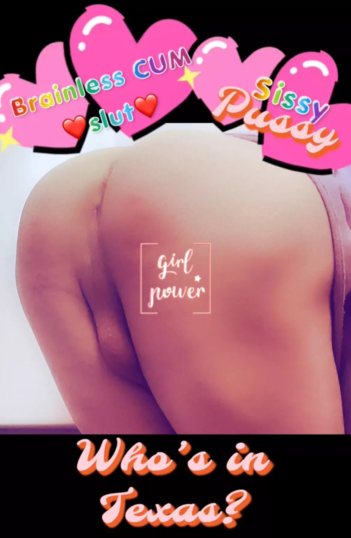 [USA] #TEXAS //25 Sissy// Brainless cum slut