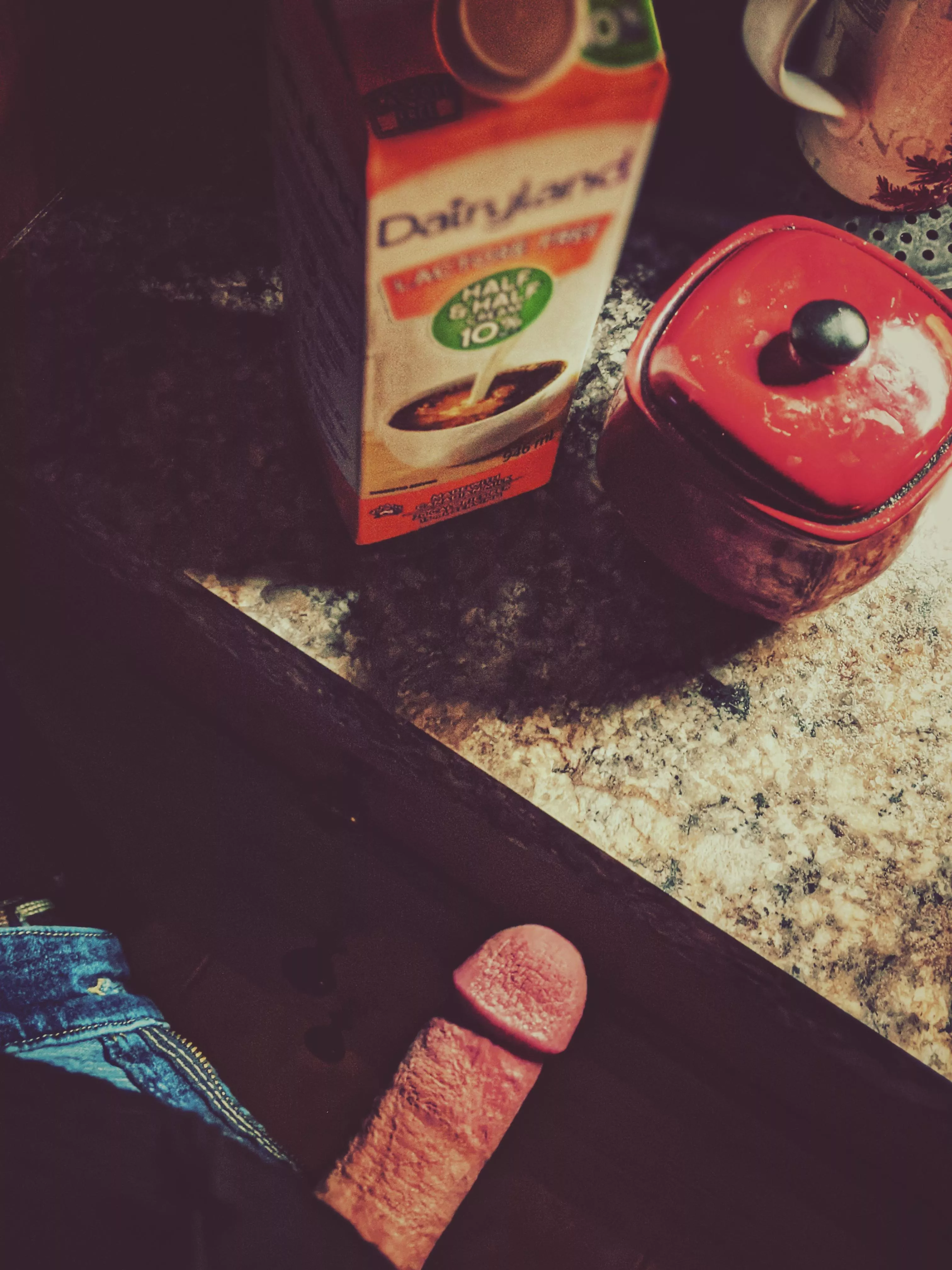 Waiting somewhat patiently for the morning brew.