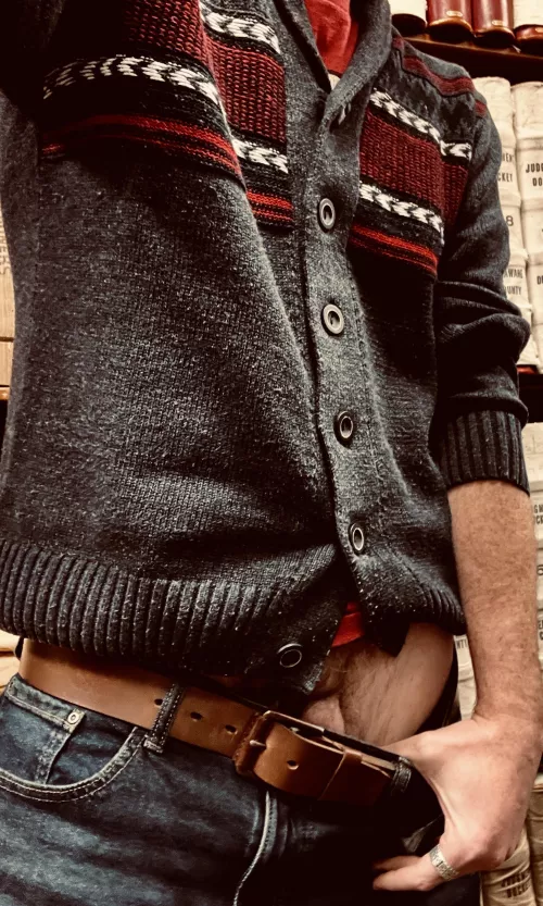 What is the rule? If you go commando at work you have to prove it?