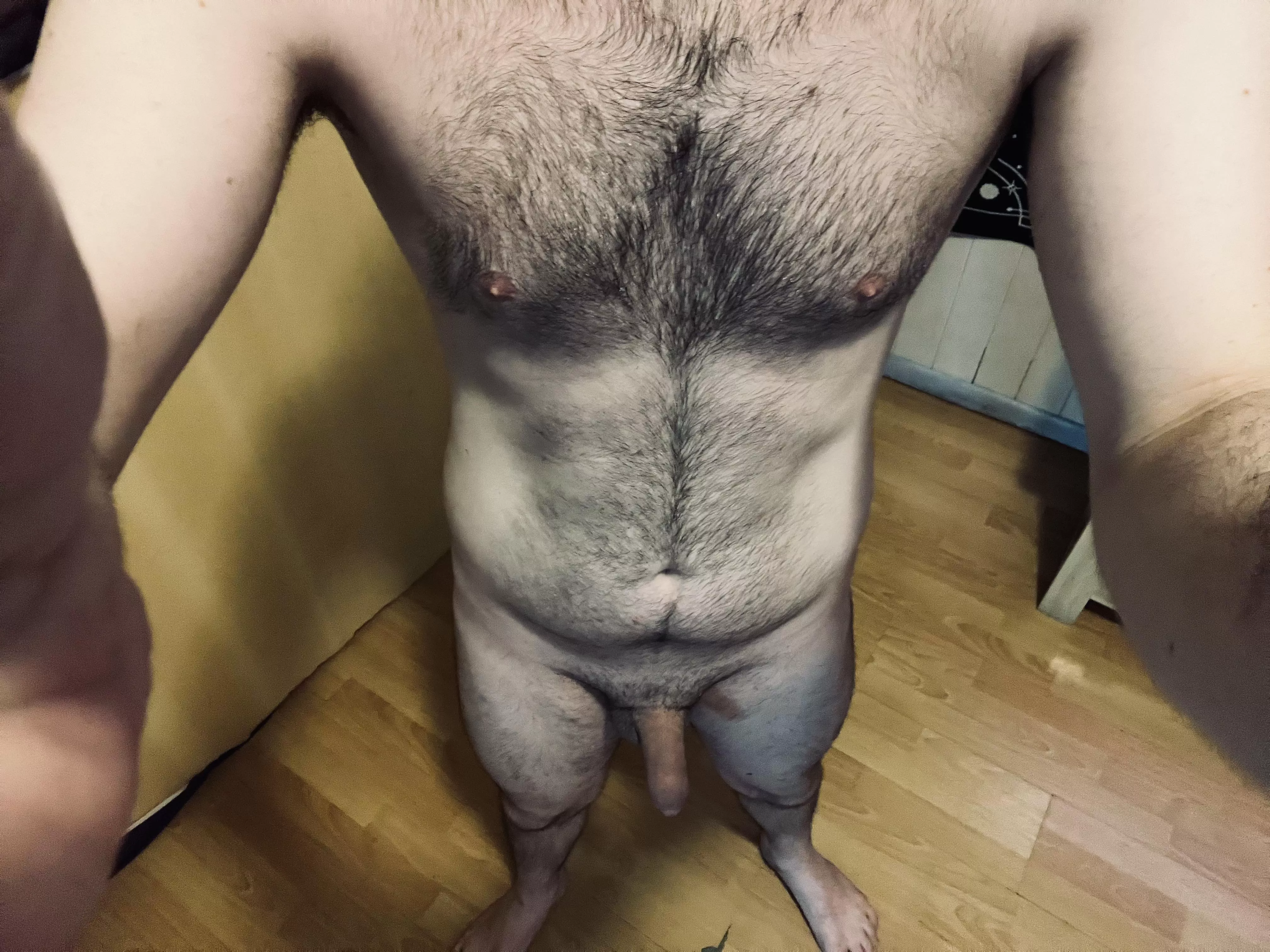 With age comes better chest hair