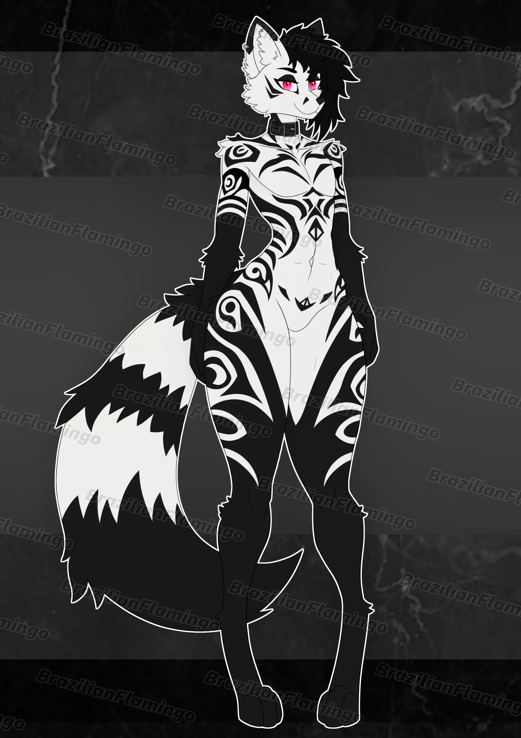 Goth fox adopt auction!