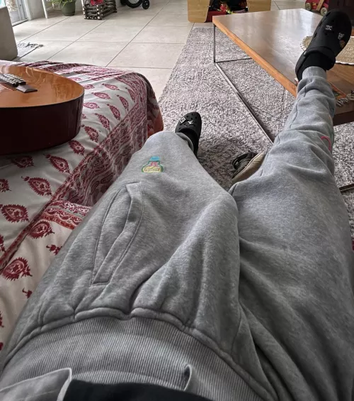 Grey pants always make you look down 