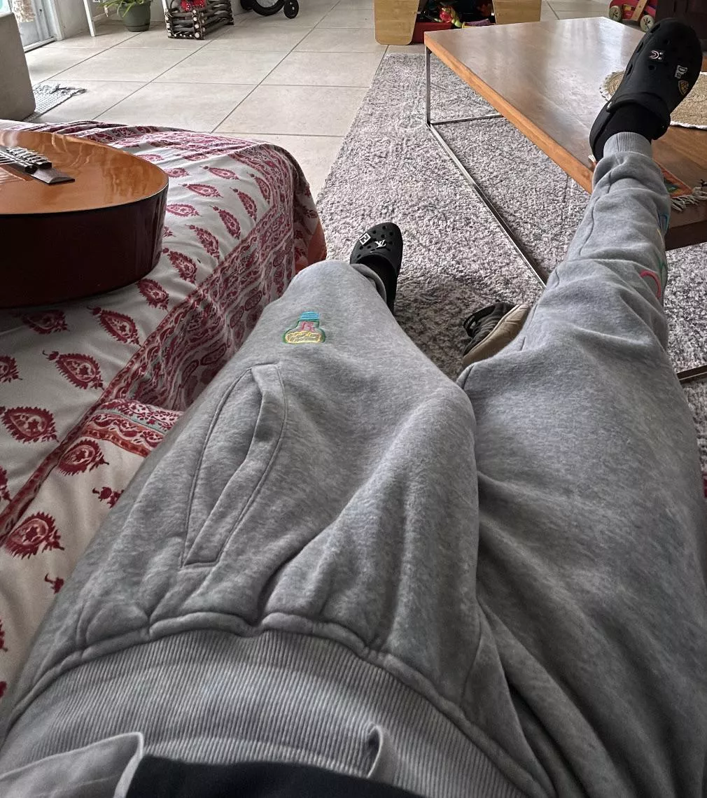 Grey pants always make you look down 