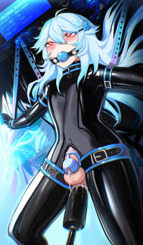 How badly i wanna be locked and fucked like this~