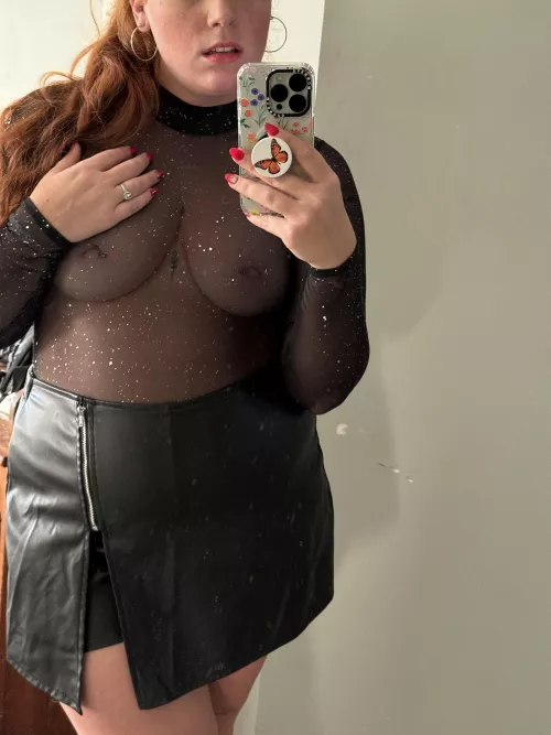 Hubby told me to wear this for you 