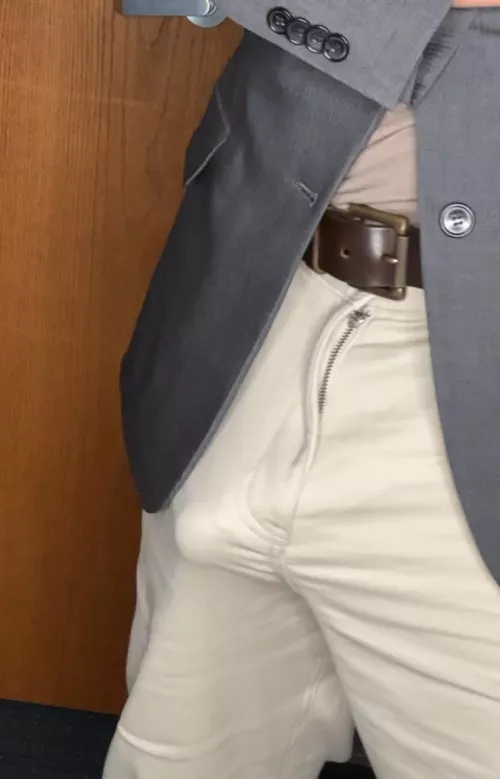 I come into your office like this. What do you do?