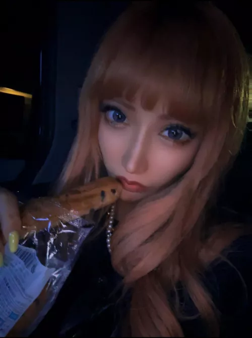 Newest look with reddish hair