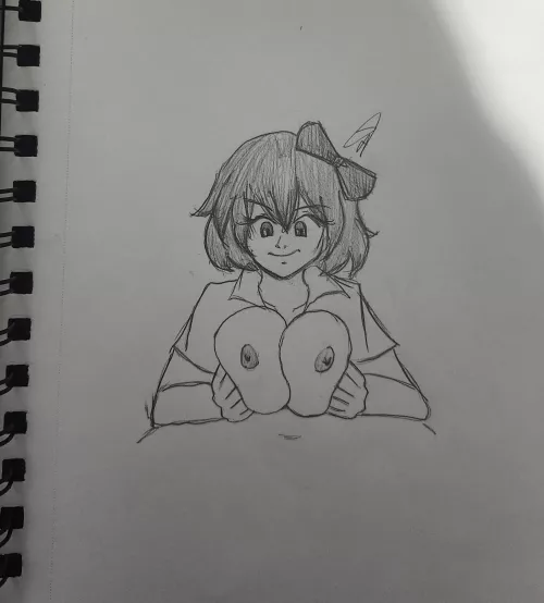 Sayori boobjob (art by me)