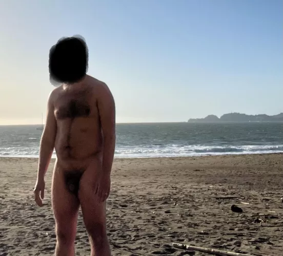 Surprise visit to the beach