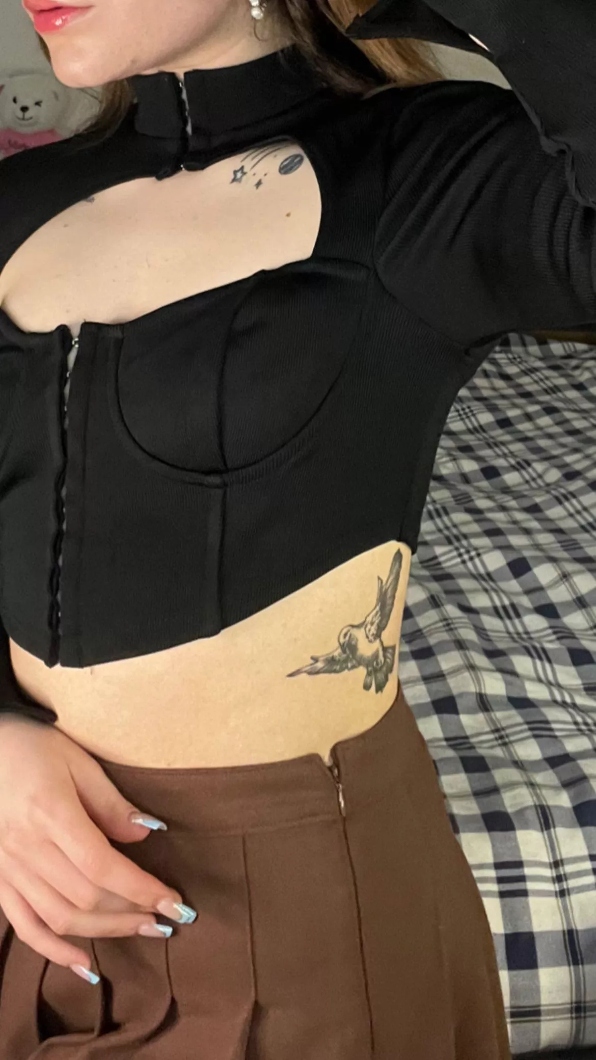 Cute French tips 😈