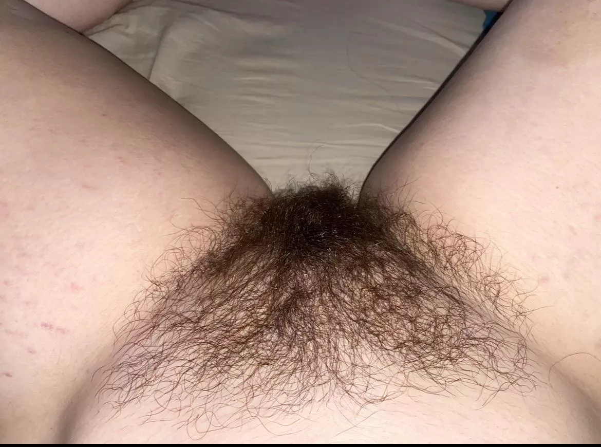 Does my hairy pussy belong on your cock?