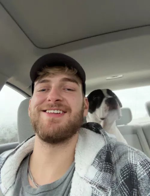 good morning from me and my boy 🐶