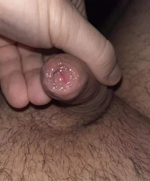 I always get so wet while getting hard