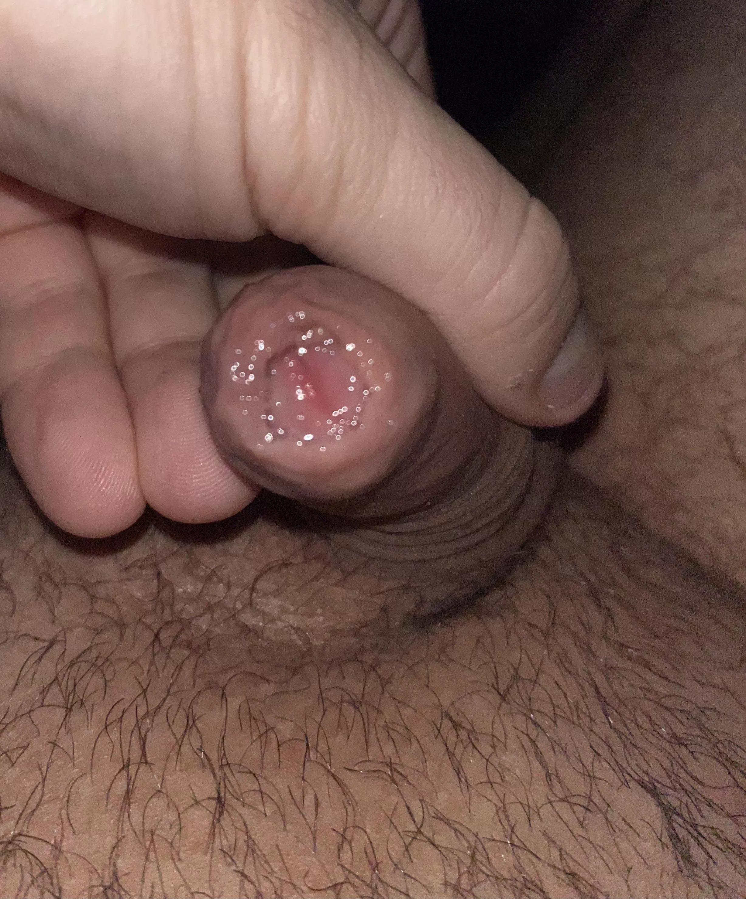 I always get so wet while getting hard