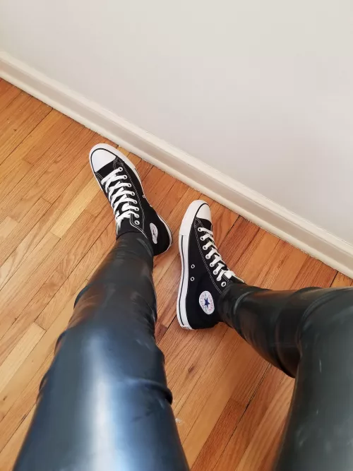 Is it just me or do Converse go great with latex?