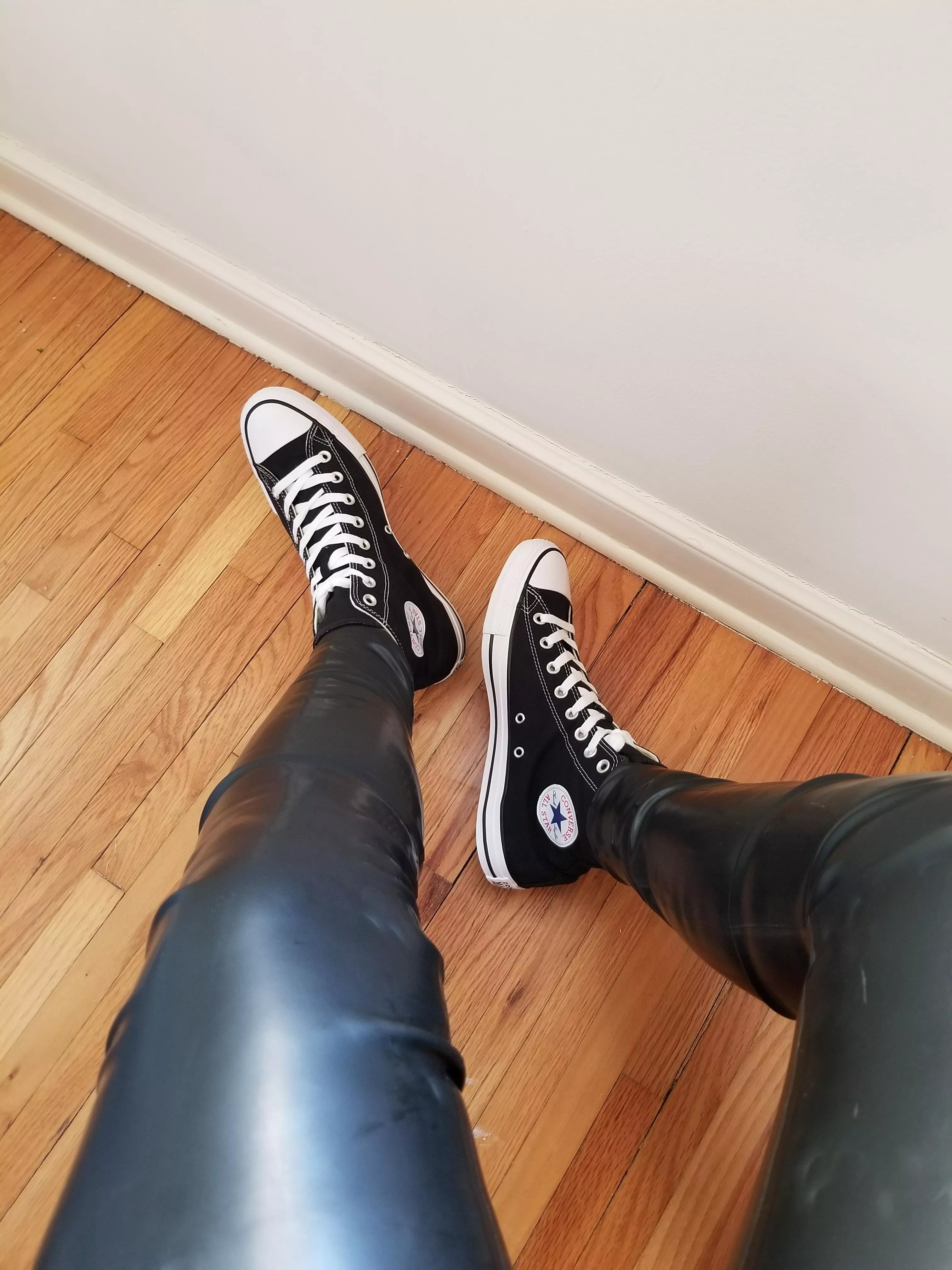 Is it just me or do Converse go great with latex?