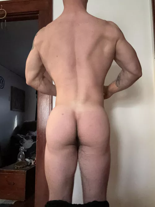 Just enough in the crack 