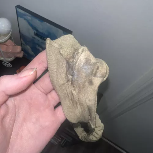 My panties were so creamy when I took them off