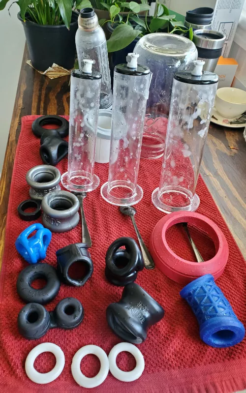 Pump\toy cleaning day 