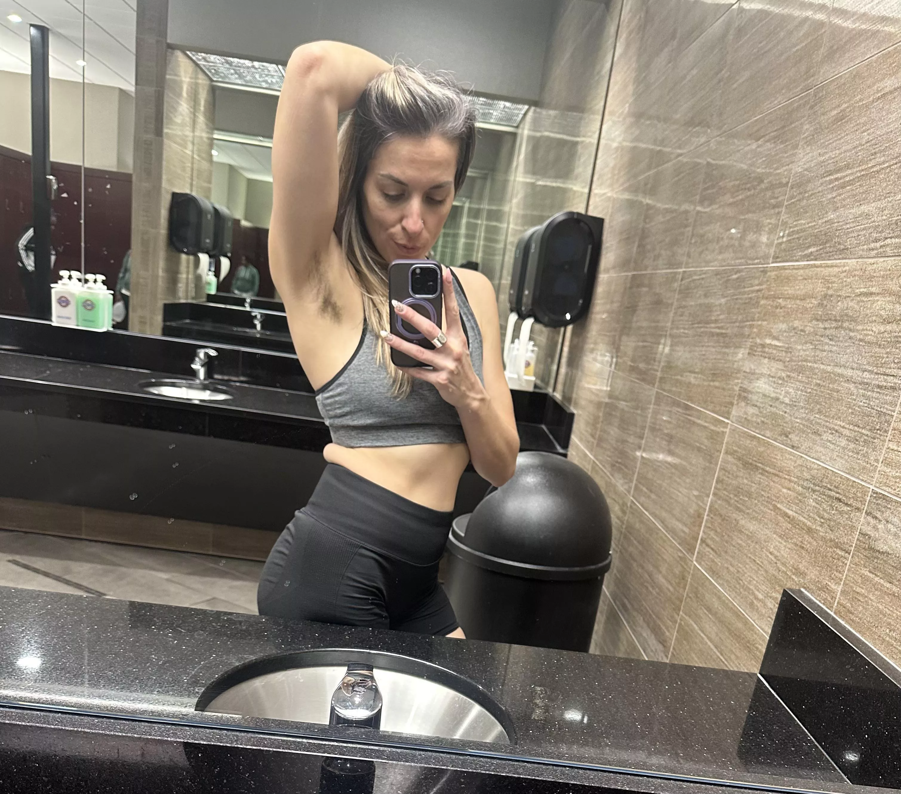 You spot me at the gym and….