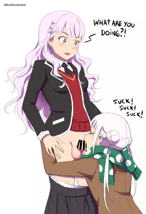 An unexpected blowjob 