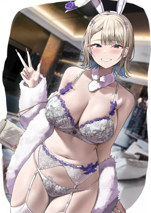 Bunny Lingerie Asako (Kuse) [Artist's OC]