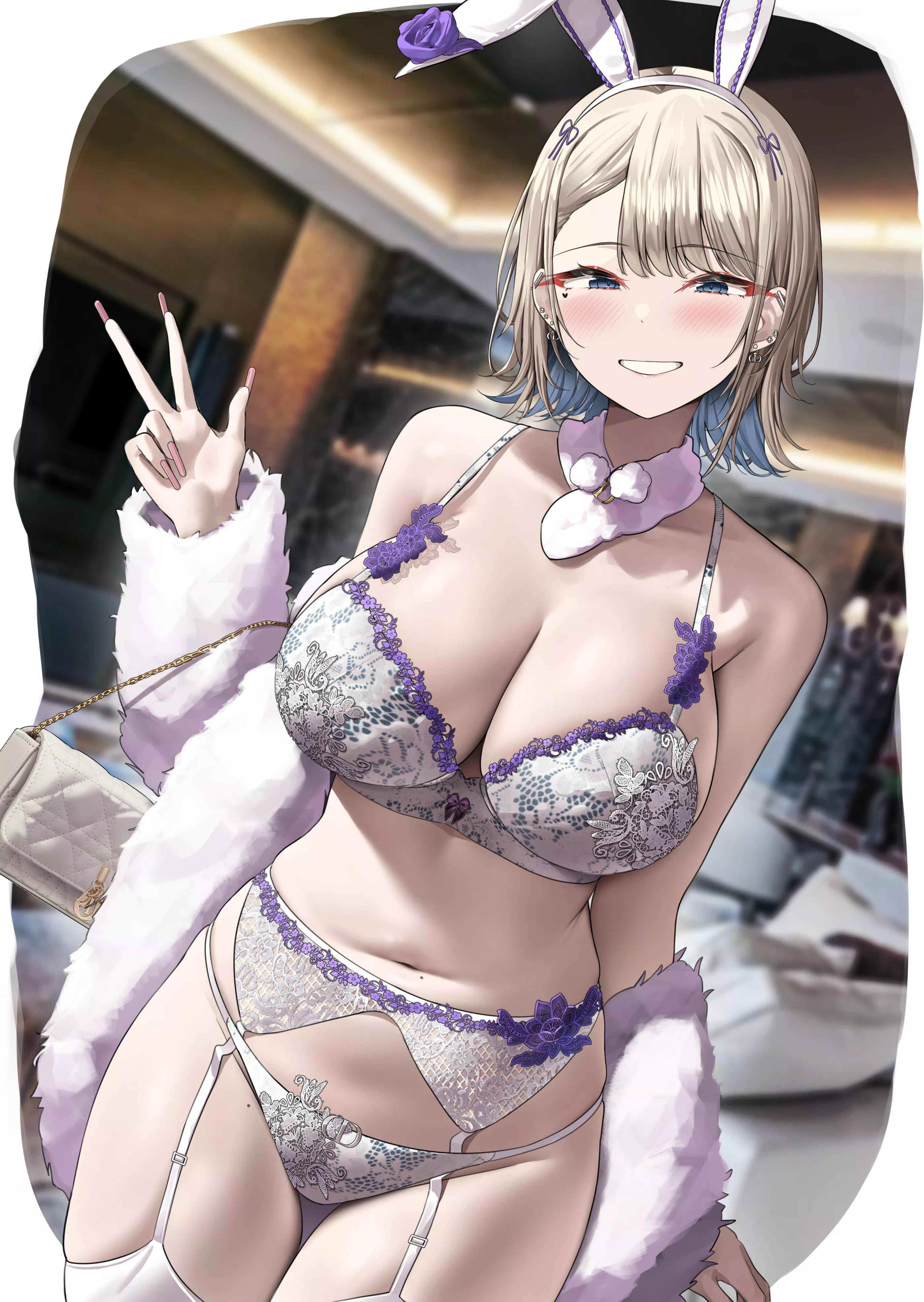 Bunny Lingerie Asako (Kuse) [Artist's OC]