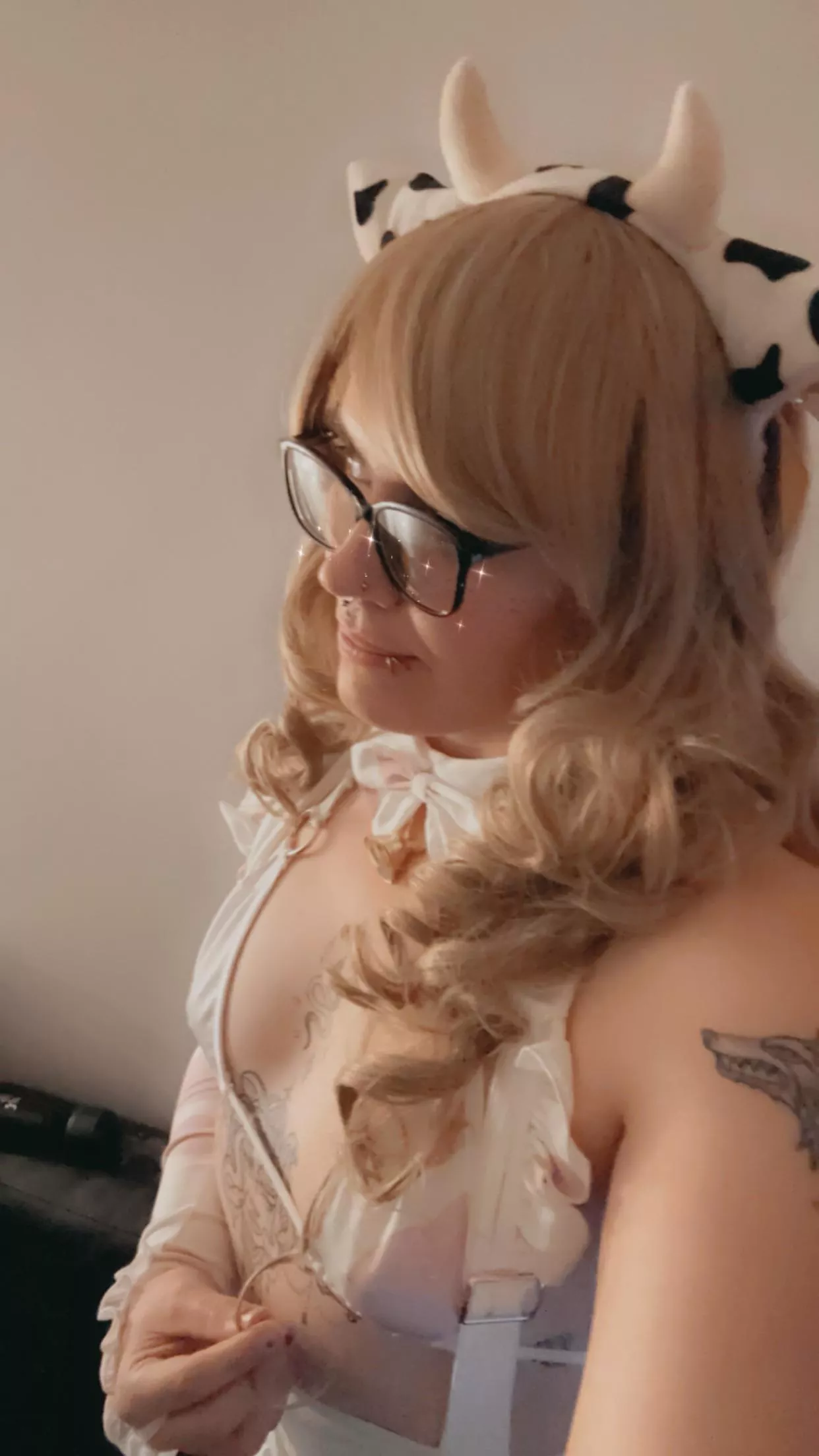 Getting ready for my first try at a milking session wish me luck