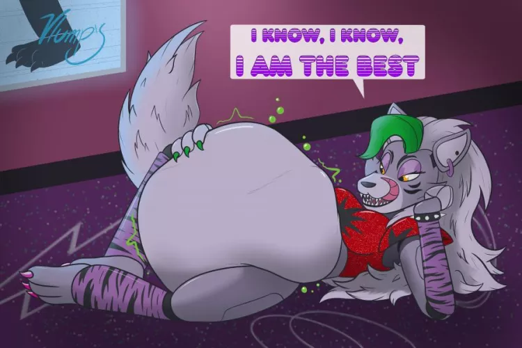 {Image} Roxanne Wolf vore by Vlumpy on Aryion