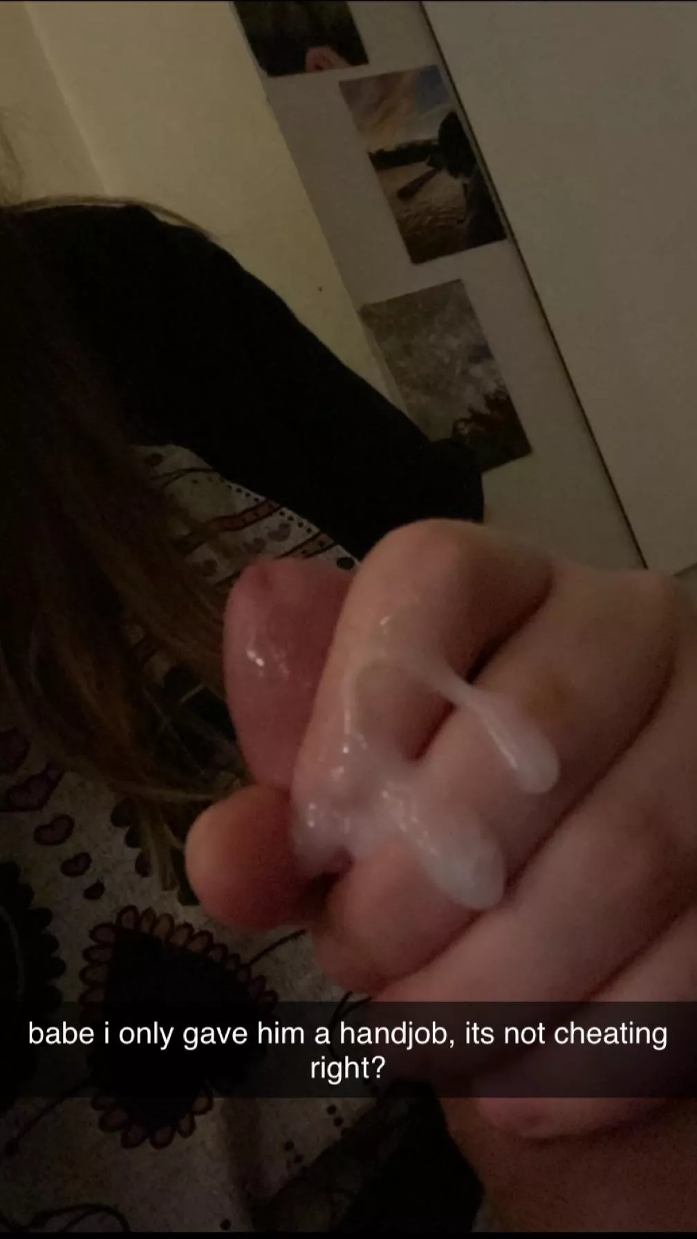 it was only a handjob 🙄🤭