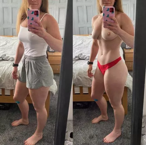 Obsessed with playing with my tits when I'm horny